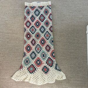 My Beachy Side Crochet midi skirt